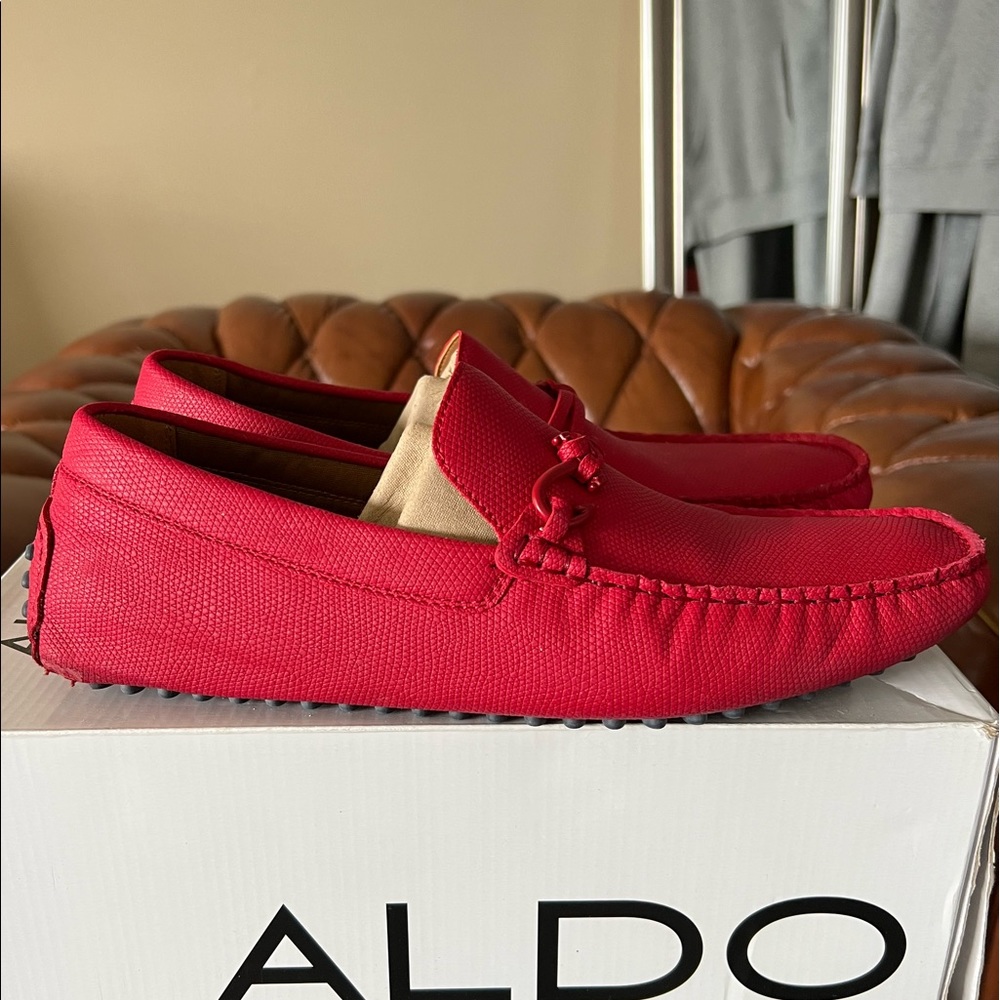 Aldo Red Driving Loafer